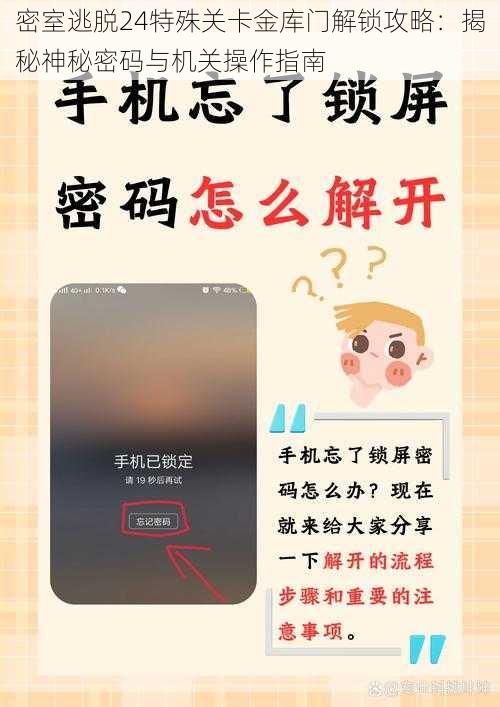 密室逃脱24特殊关卡金库门解锁攻略：揭秘神秘密码与机关操作指南