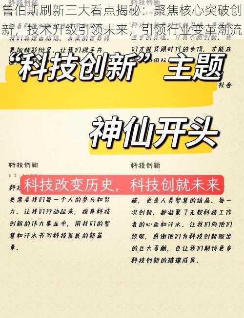 鲁伯斯刷新三大看点揭秘：聚焦核心突破创新，技术升级引领未来，引领行业变革潮流