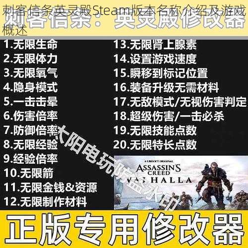 刺客信条英灵殿Steam版本名称介绍及游戏概述