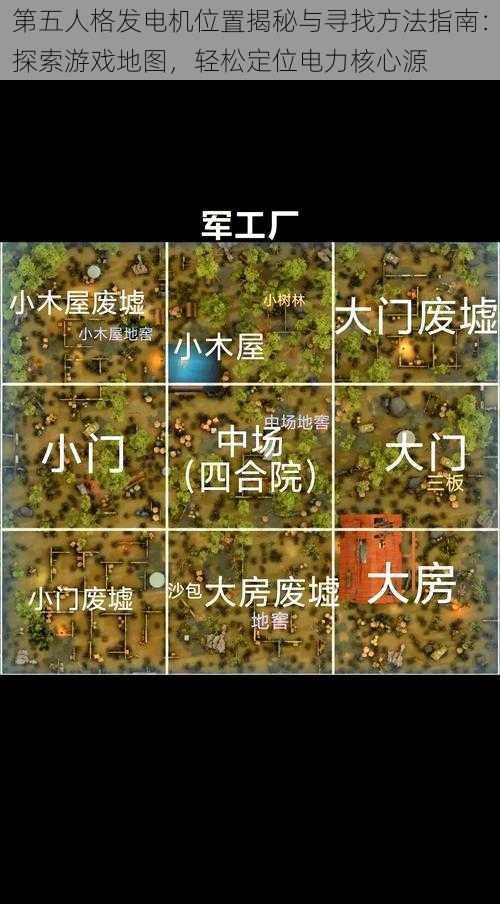 第五人格发电机位置揭秘与寻找方法指南：探索游戏地图，轻松定位电力核心源