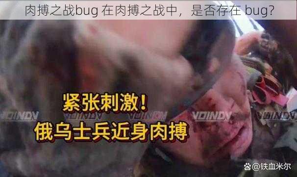 肉搏之战bug 在肉搏之战中，是否存在 bug？