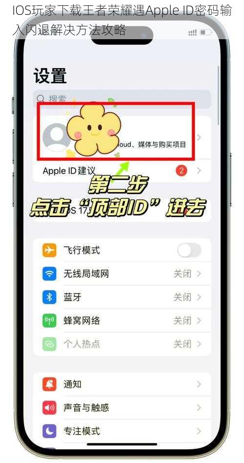 IOS玩家下载王者荣耀遇Apple ID密码输入闪退解决方法攻略