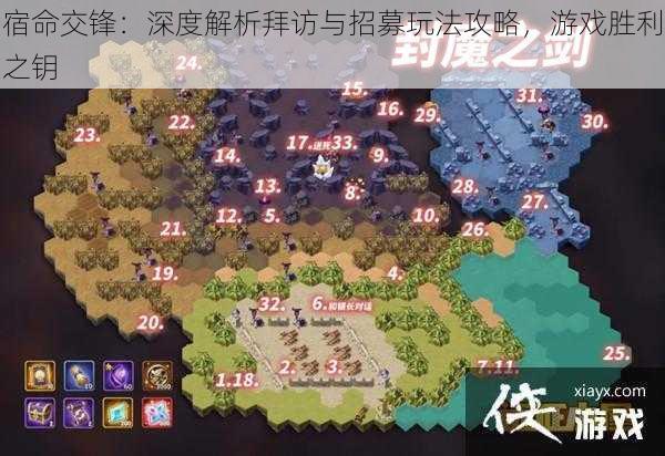 宿命交锋：深度解析拜访与招募玩法攻略，游戏胜利之钥