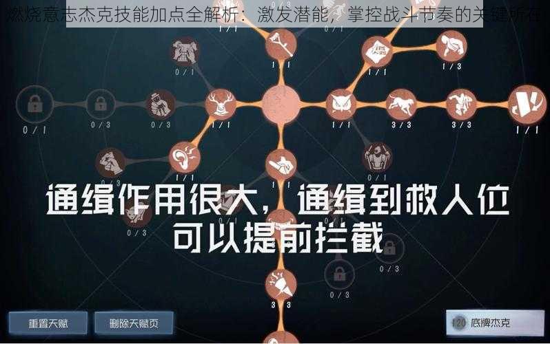 燃烧意志杰克技能加点全解析：激发潜能，掌控战斗节奏的关键所在