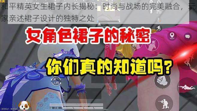 和平精英女生裙子内长揭秘：时尚与战场的完美融合，玩家亲述裙子设计的独特之处