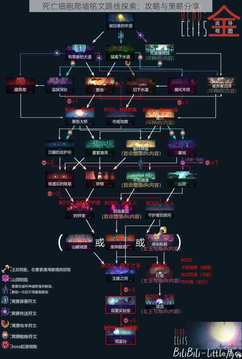 死亡细胞爬墙铭文路线探索：攻略与策略分享