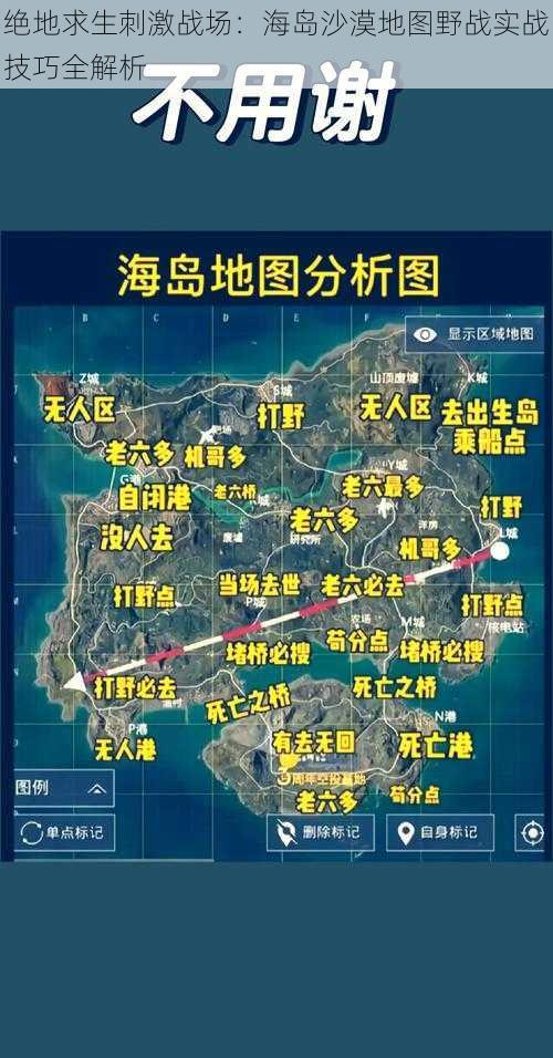 绝地求生刺激战场：海岛沙漠地图野战实战技巧全解析